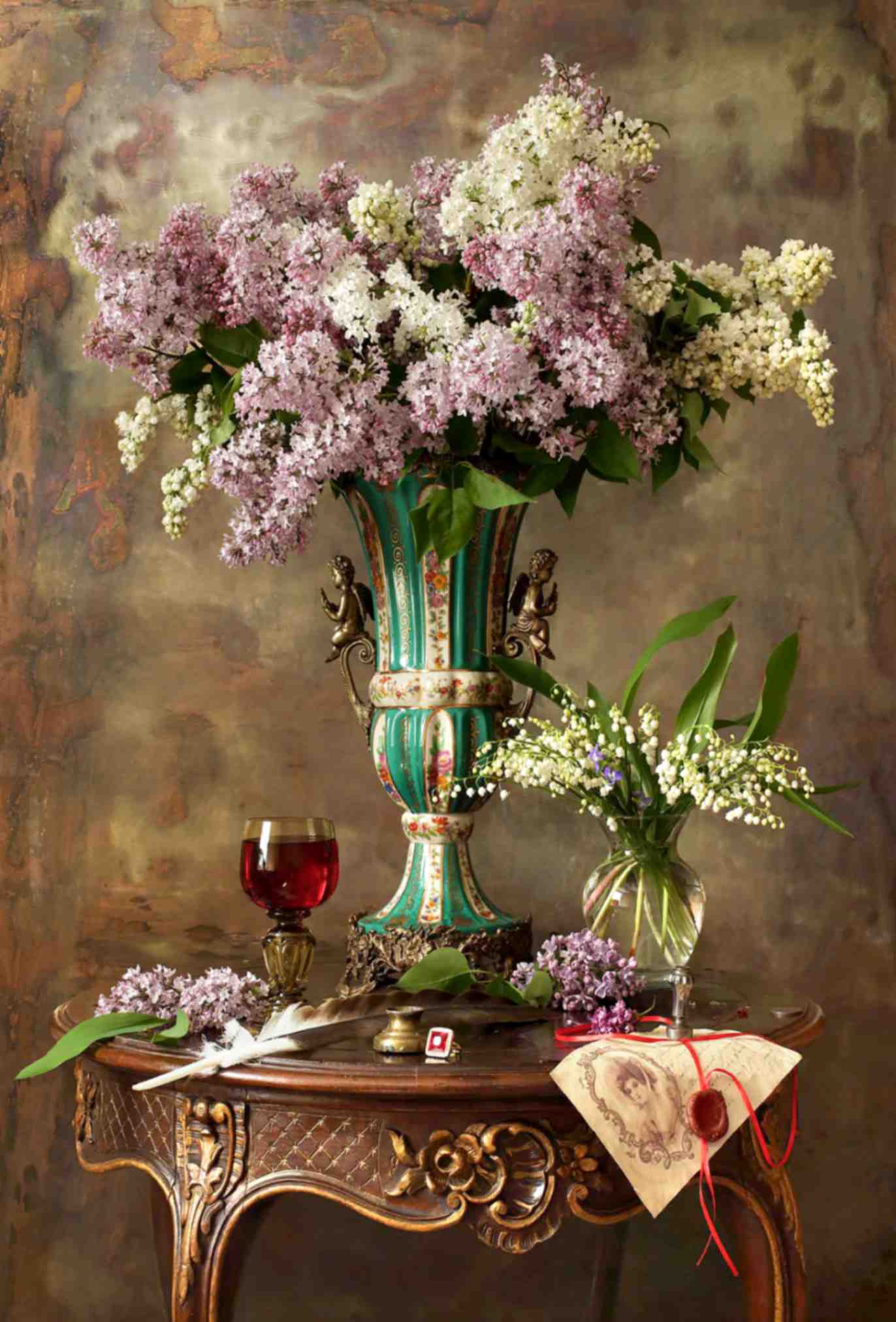 تابلوفرش چاپی طرح گلدان کد 5628